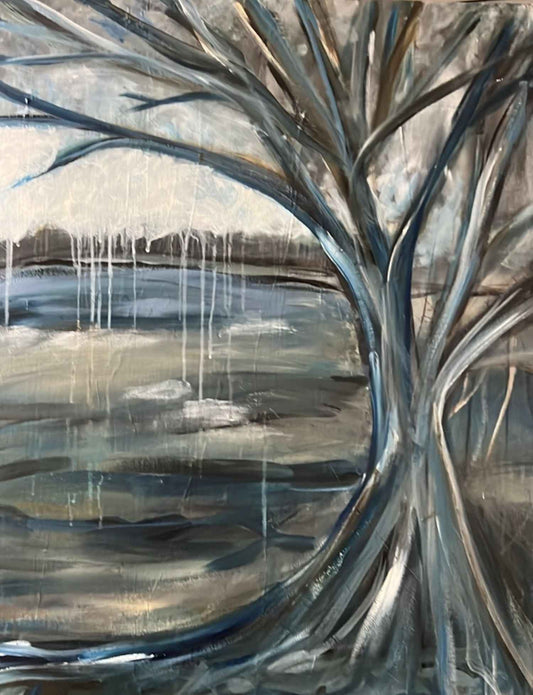 "A moment froze in time" 24x30"