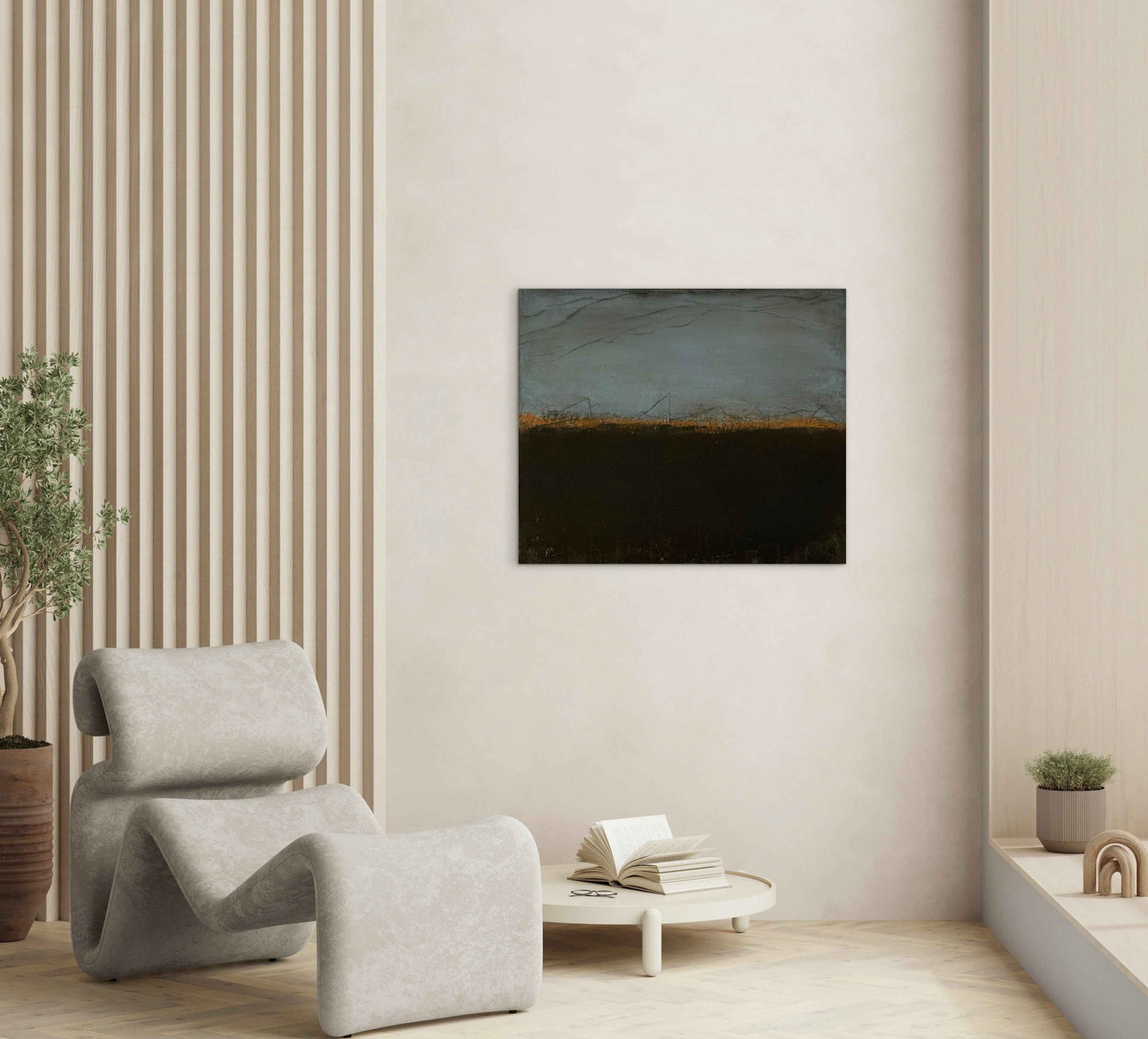 In the distance I saw light - 20x24
