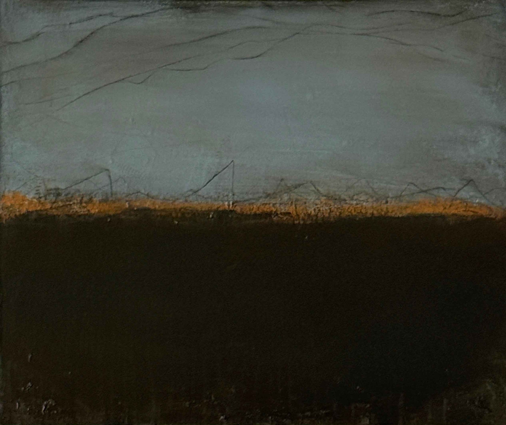 In the distance I saw light - 20x24