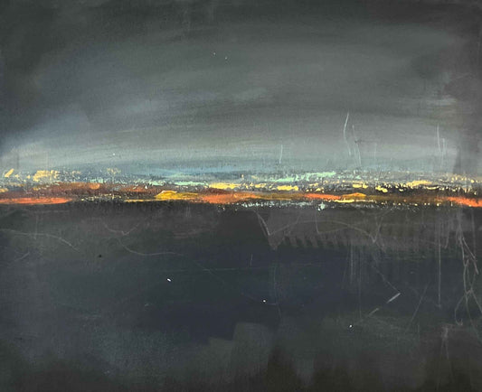 "There's gotta be stars behind those clouds" 20x24"