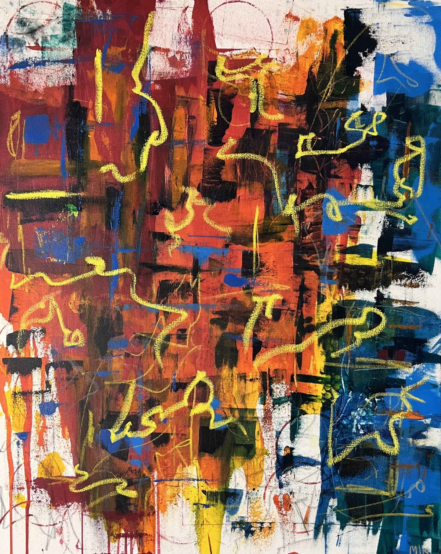 She dreams in color 24x30