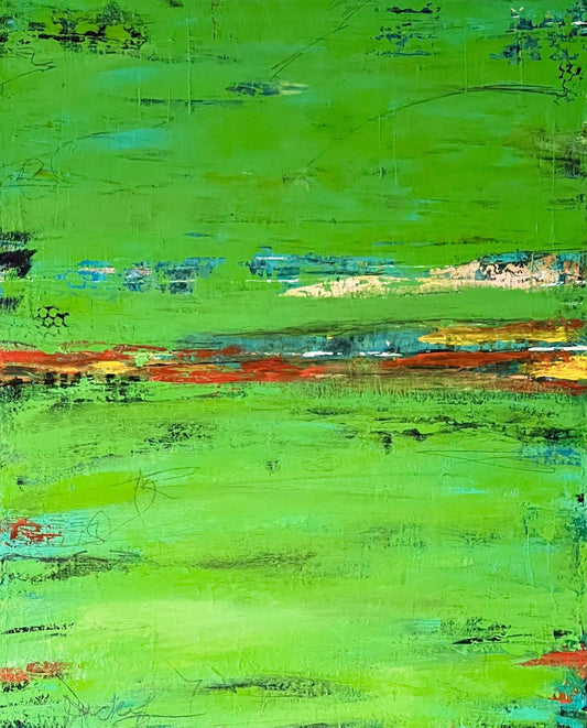 So damn lucky - 24x30"