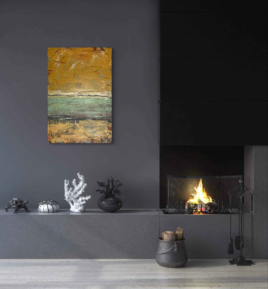 "The walls and halls have disappeared" 24x36"