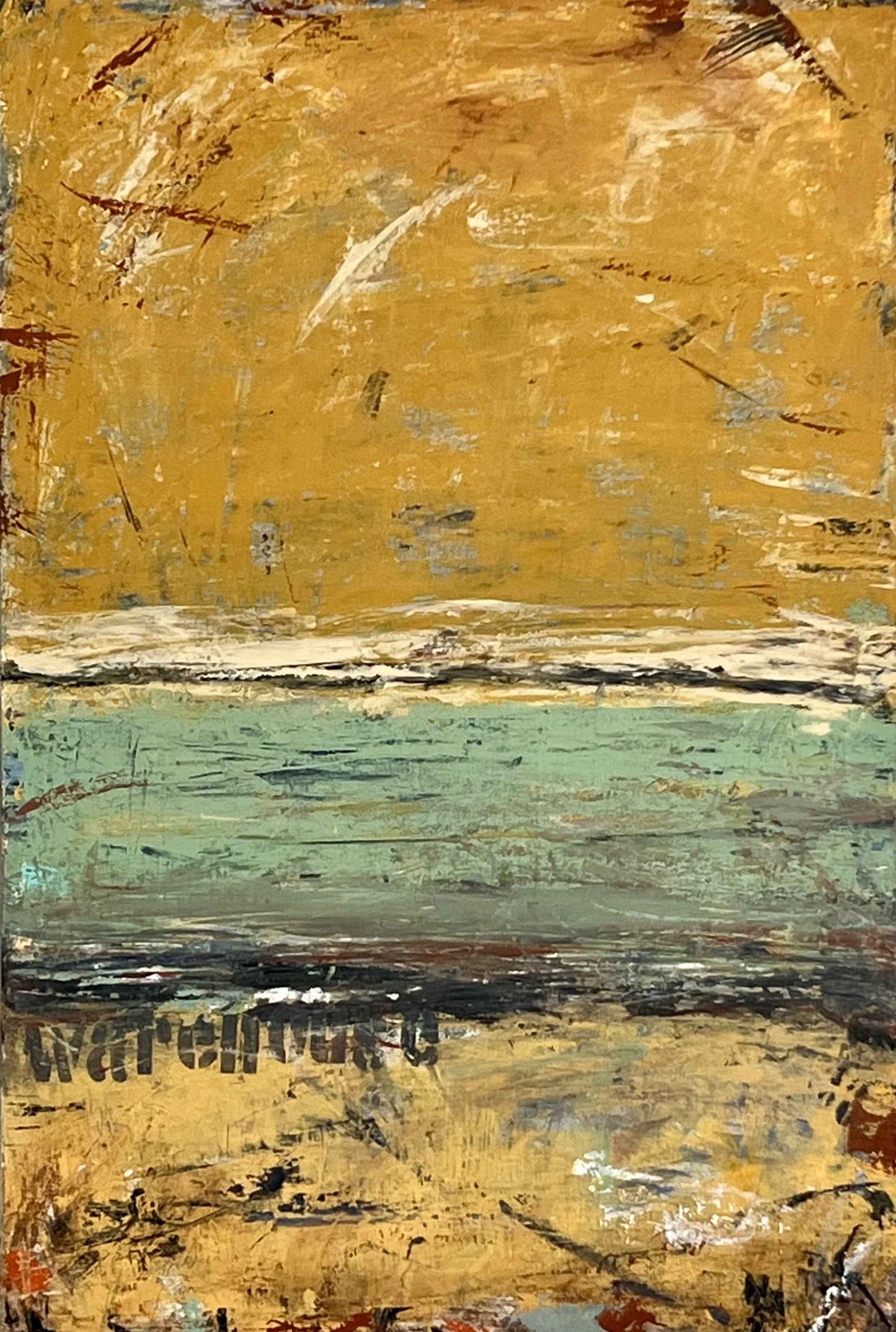 "The walls and halls have disappeared" 24x36"