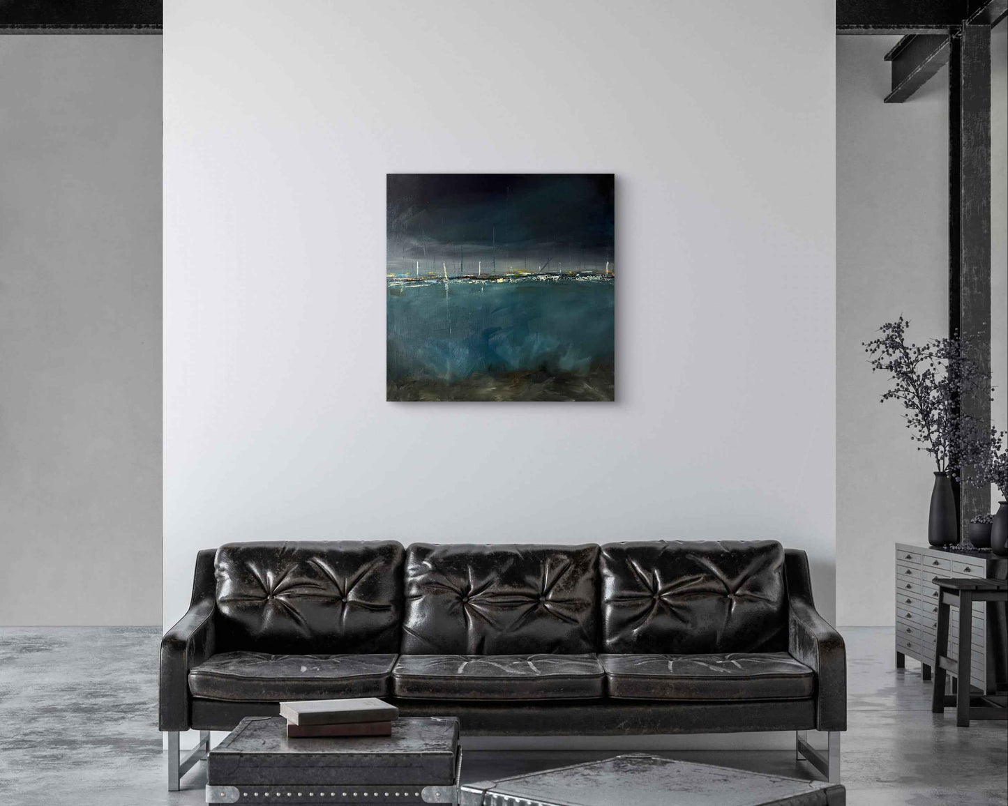 "Hello Darkness" 36x36"