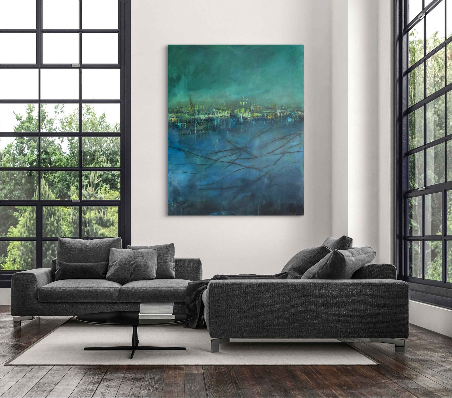 "Can you hear the night talk?" 48x60"