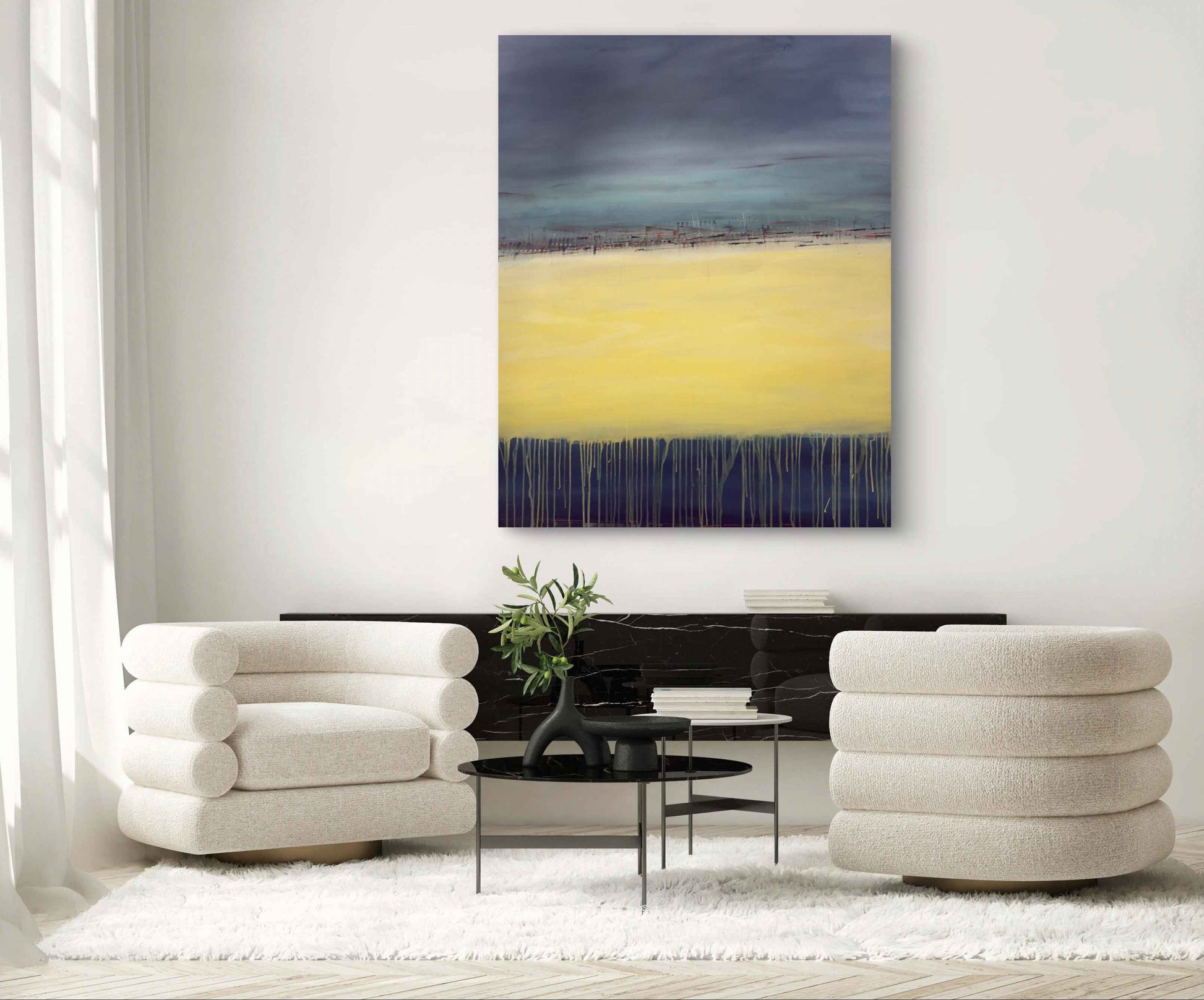 "I wanted to stay, I wanted to play" 48x60"