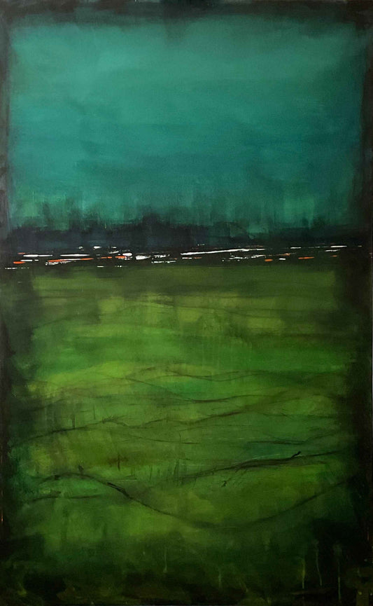 "In her breath I'm swimming" 30x48"