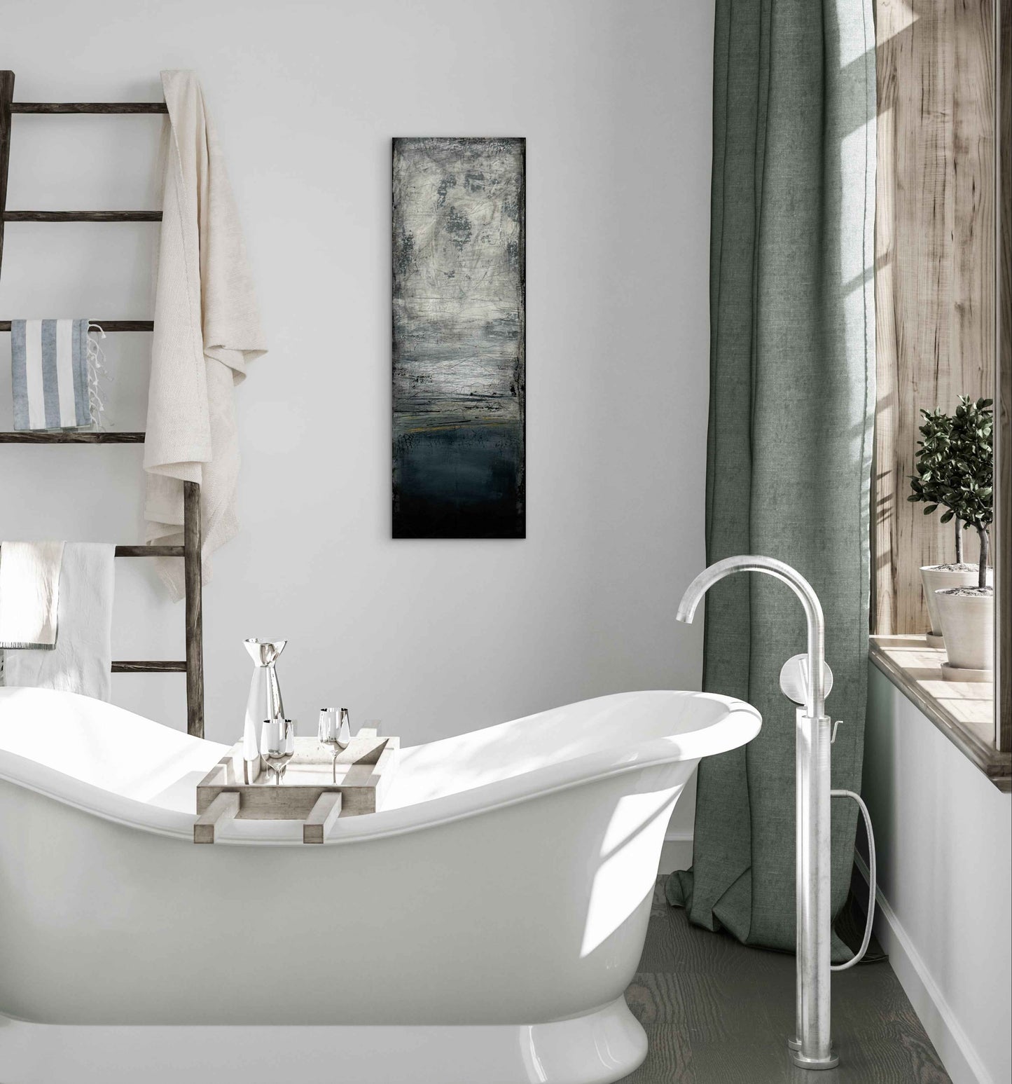 "Long way down" 12x36"