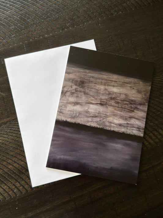 I go through - 5x7" folded greeting card