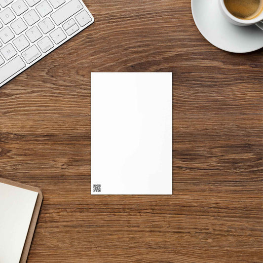 Greeting card 4x6" "Fight"