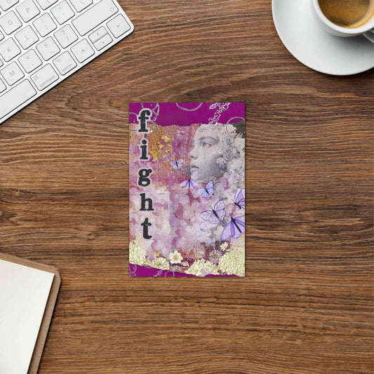 Greeting card 4x6" "Fight"