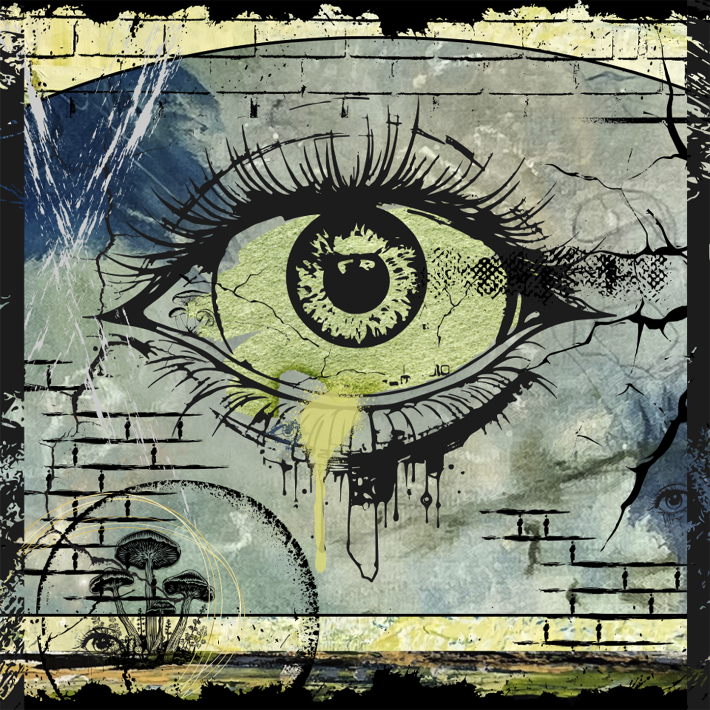 Hypnotize - 10x10" print